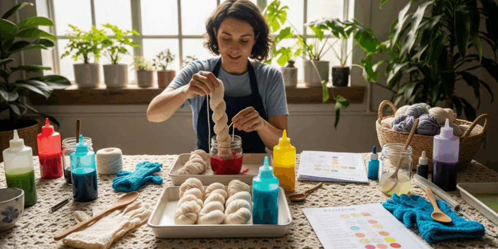 Beginner’s Guide to Dyeing Your Own Yarn