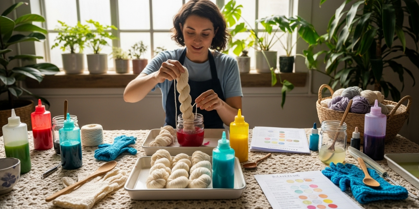 Beginner’s Guide to Dyeing Your Own Yarn