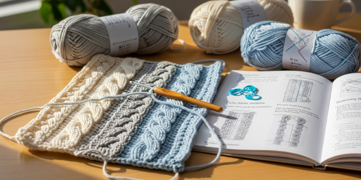 Crochet Cable Guide for Added Depth and Texture