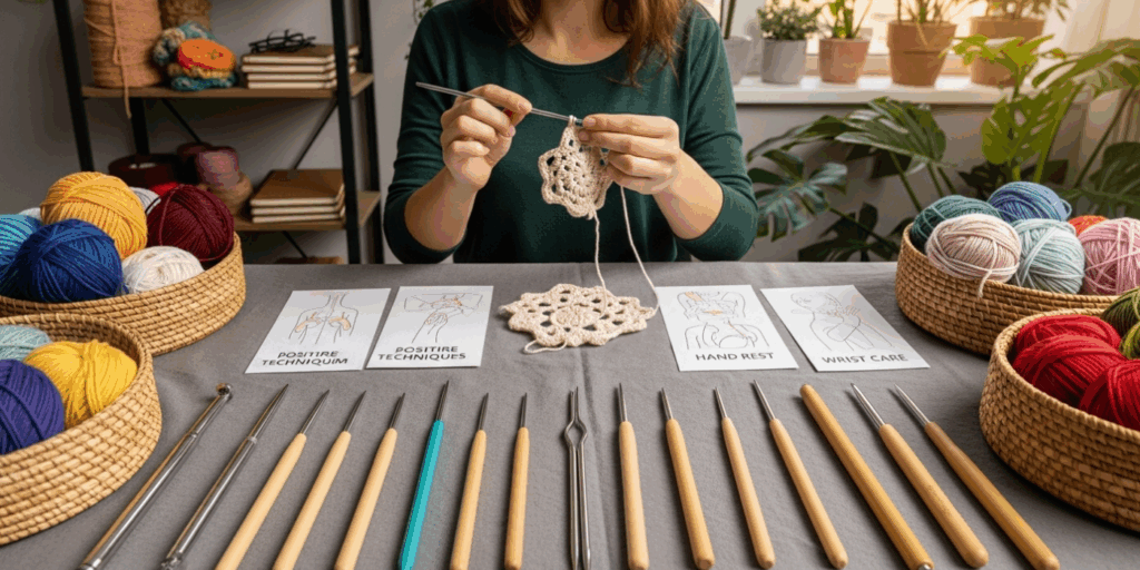 Crochet Hook Materials and Ergonomic Tips_ Craft Better, Hurt Less