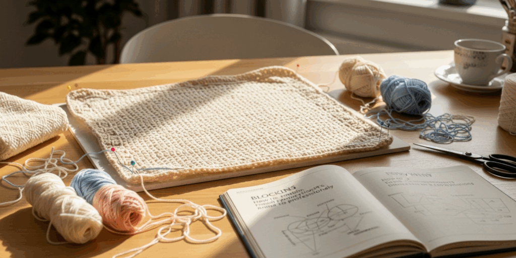 Finishing Crochet Projects_ Simple Blocking and Weaving Tips That Transform Your Creations