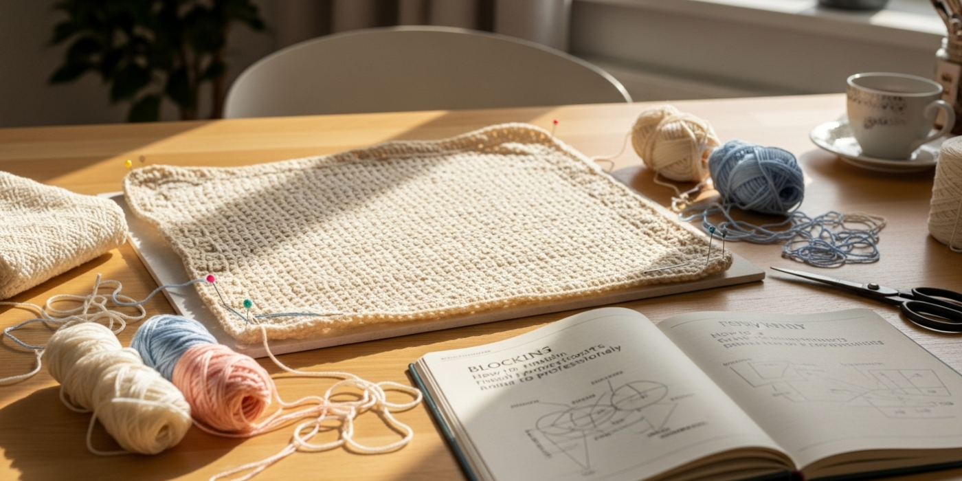 Finishing Crochet Projects_ Simple Blocking and Weaving Tips That Transform Your Creations