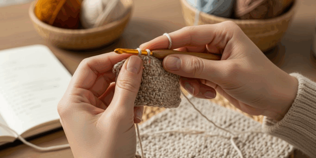 How to Hold Your Crochet Hook and Yarn Like a Pro