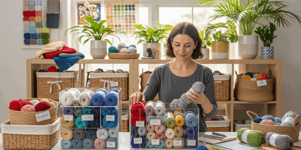 How to Organize Yarn and Keep Your Stash Tidy