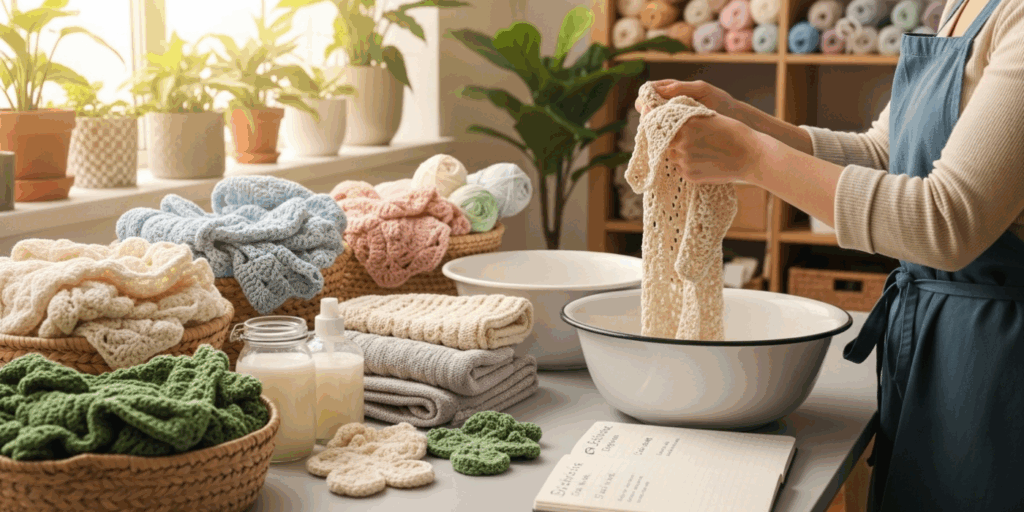 How to Wash and Care for Crochet Pieces_ Keep Your Handmade Treasures Beautiful for Years