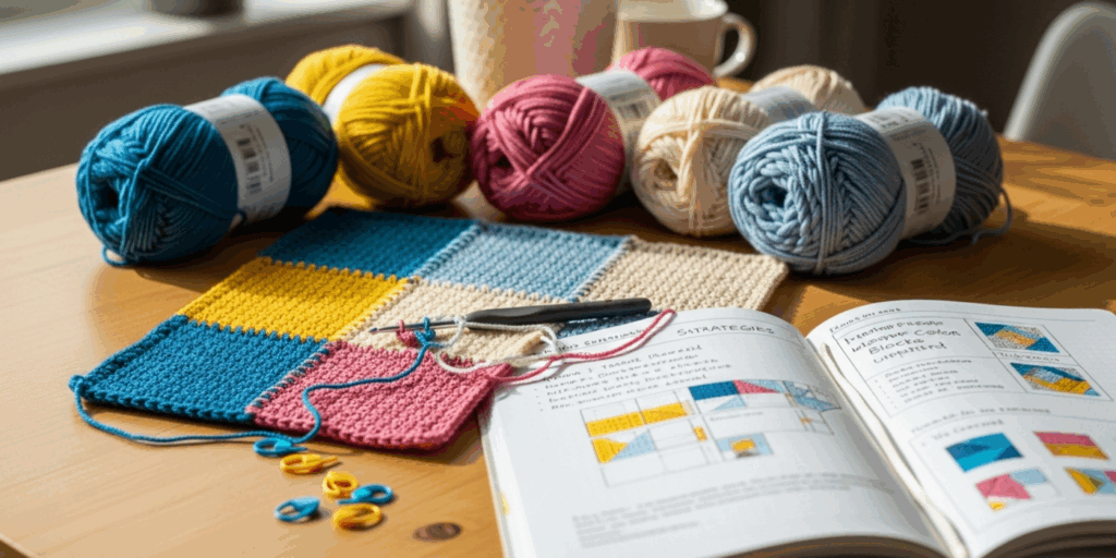 Mastering Intarsia Crochet_ The Art of Separate Color Blocks