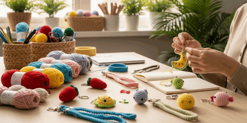 The Instant Gift_ Crochet Keychains & Phone Straps (Perfect for Last-Minute Surprises)
