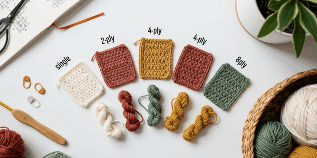 Understanding Yarn Ply_ How Strand Count Affects Your Crochet