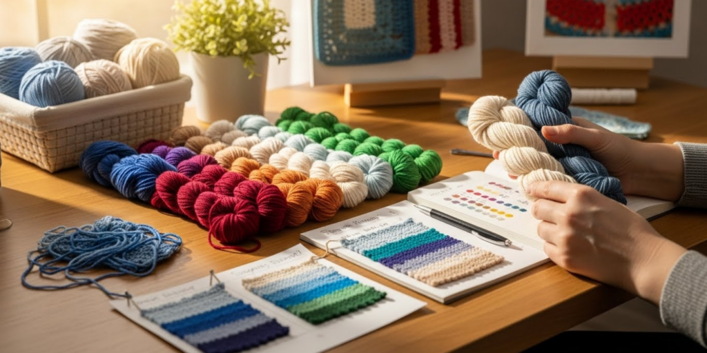 Choosing Colors and Yarns That Sing Together