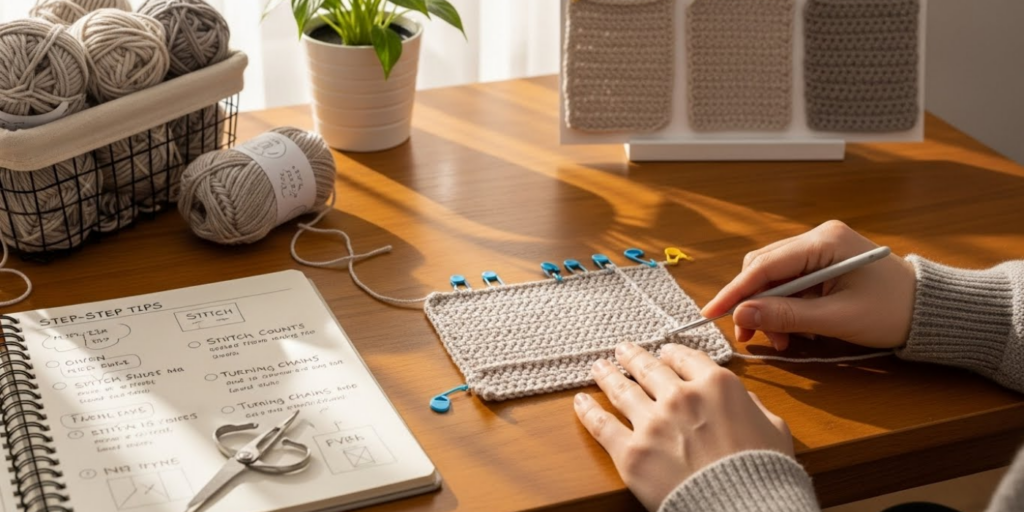 Creating Even Edges in Crochet_ Tips for Beginners