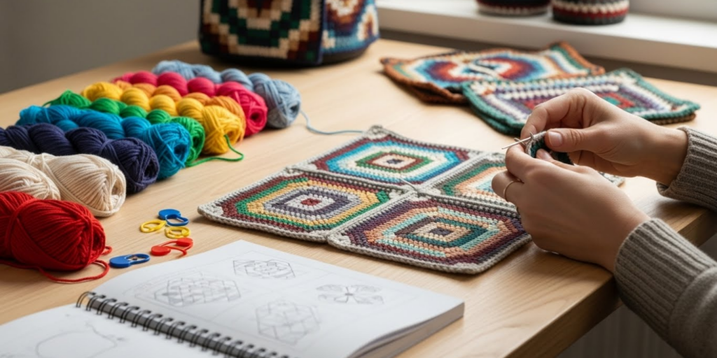 Mosaic Crochet Mastery_ Geometric Patterns Made Simple